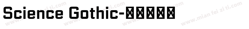 Science Gothic字体转换